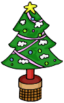 クリスマスツリーの画像